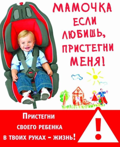 Памятка о необходимости использования ремней безопасности детских удерживающих устройств Памятка о необходимости использования ремней безопасности детских удерживающих устройств.